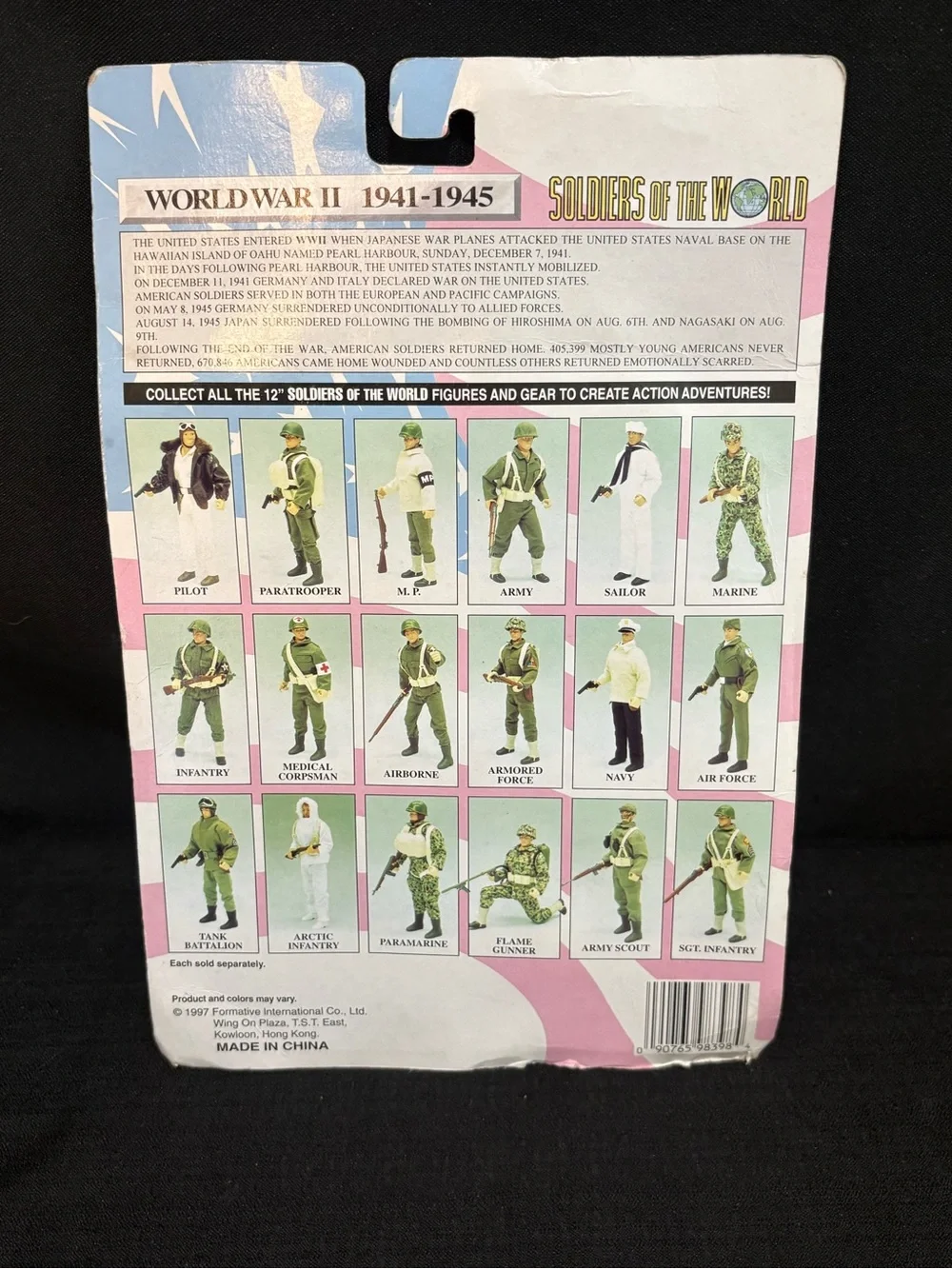 Soldiers of the World World War II Sergeant-Infantry uniform and accessory set
